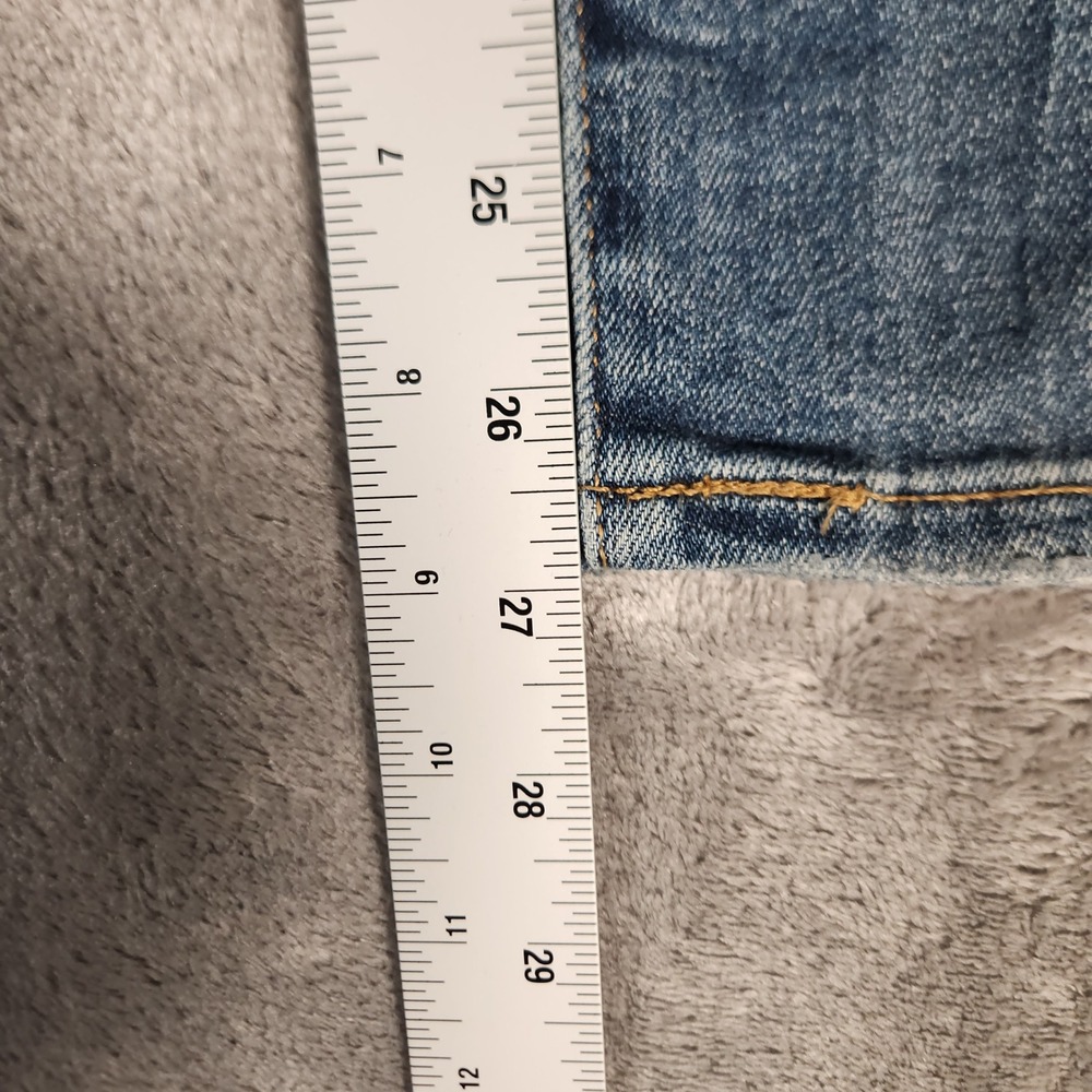 Levi's 721 Jeans Women's W27 Blue High Rise Skinny Medium Wash Distressed - Picture 4 of 14